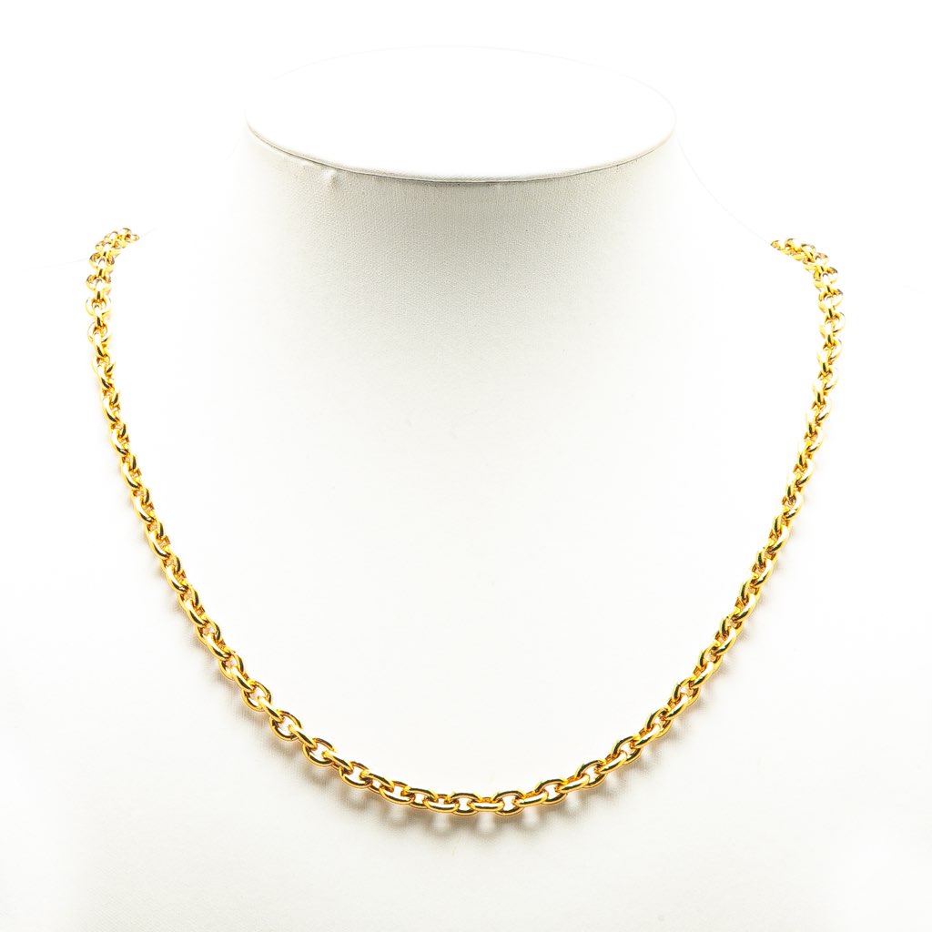Chanel Gold Plated CC Round Pendant Necklace - 5