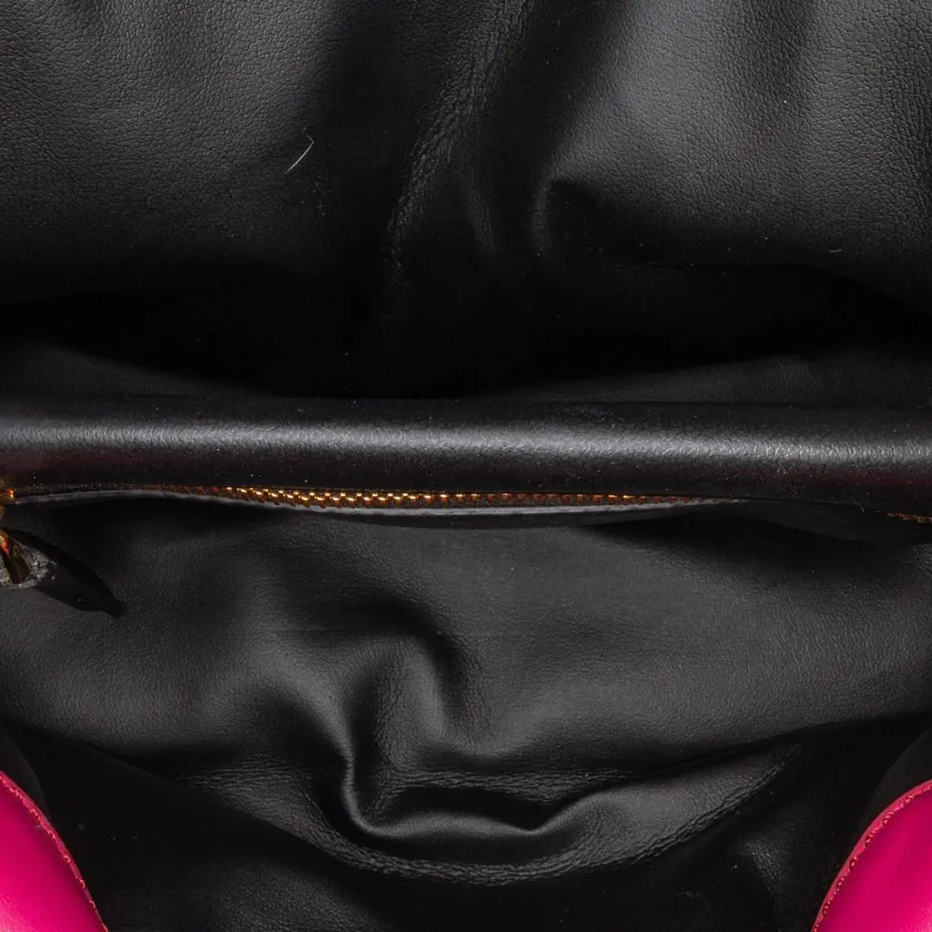 Marni Small Leather Prisma Crossbody Pink Leather Very good - Inside View