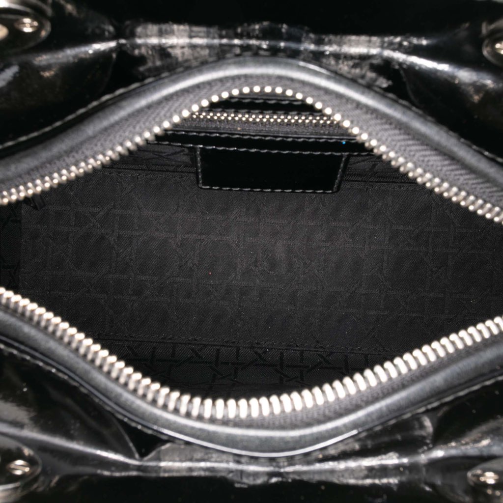 Dior Medium Patent Cannage Lady Dior - 4