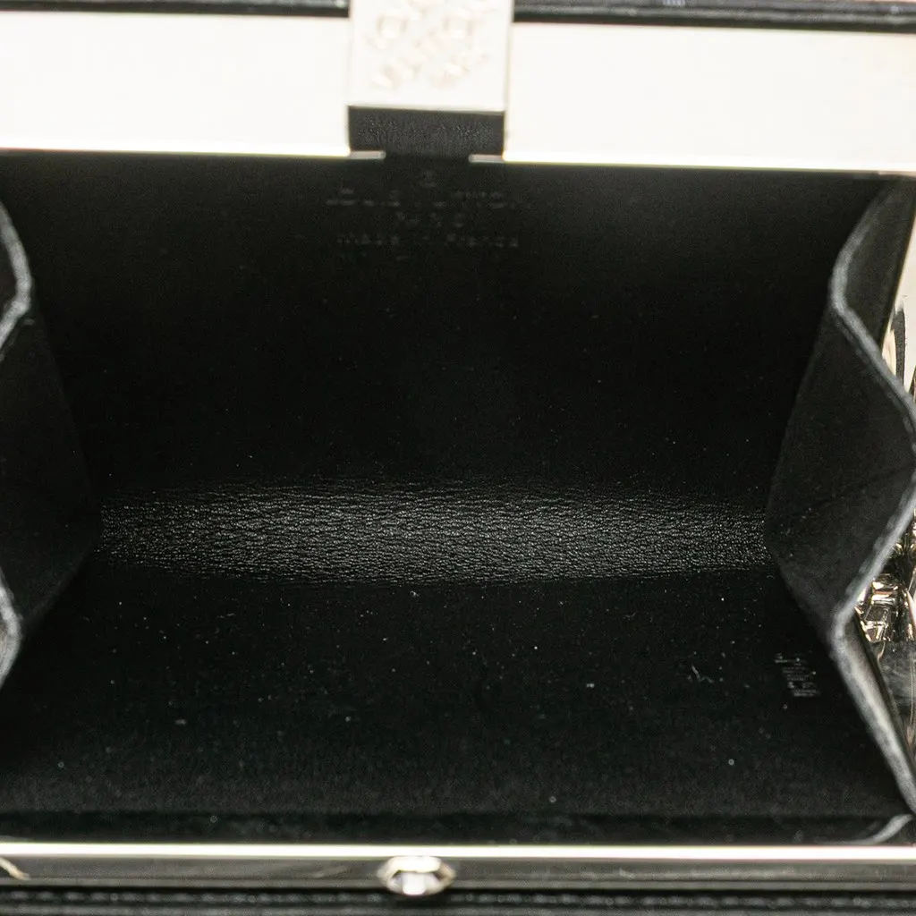 Louis Vuitton Monogram Satin Mini Ange Black Satin Very good - Model View