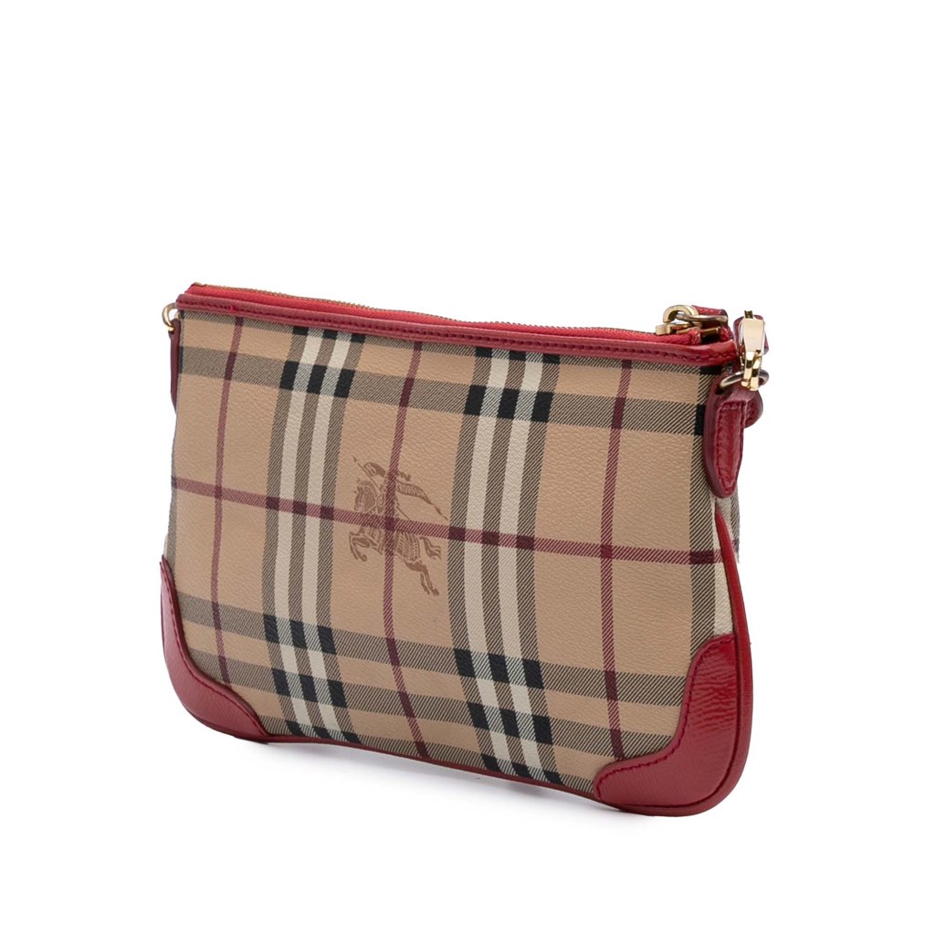Burberry Haymarket Check Coated Canvas Peyton Crossbody - 2