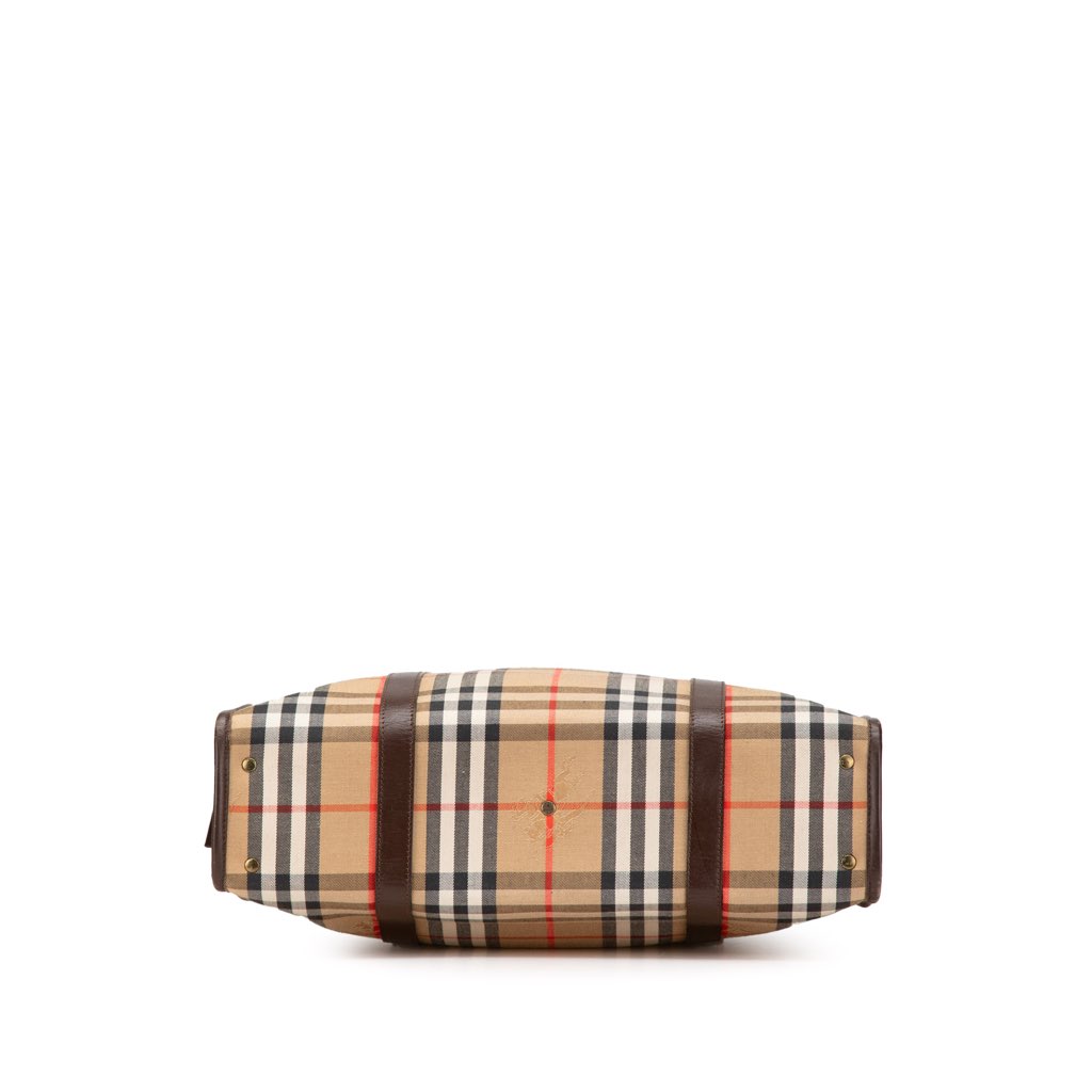 Burberry Haymarket Check Canvas Tote - 3