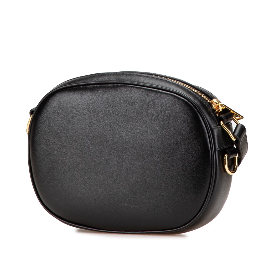 Celine Quilted Calfskin C Charm Crossbody - 2