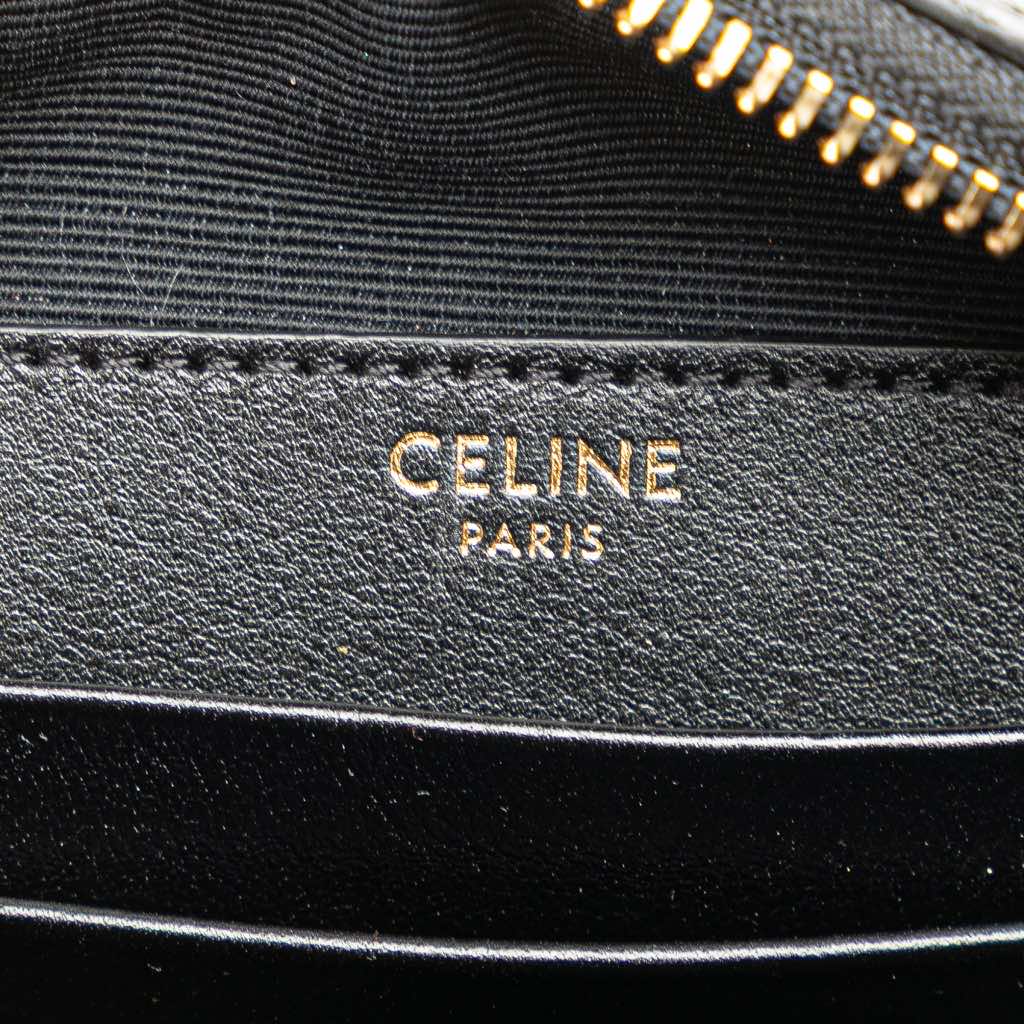 Celine Quilted Calfskin C Charm Crossbody - 5
