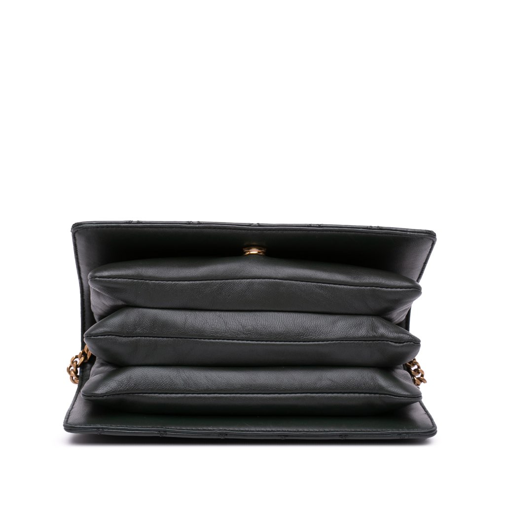 Saint Laurent Diamond Quilted Lambskin Angie Chain Bag - 3