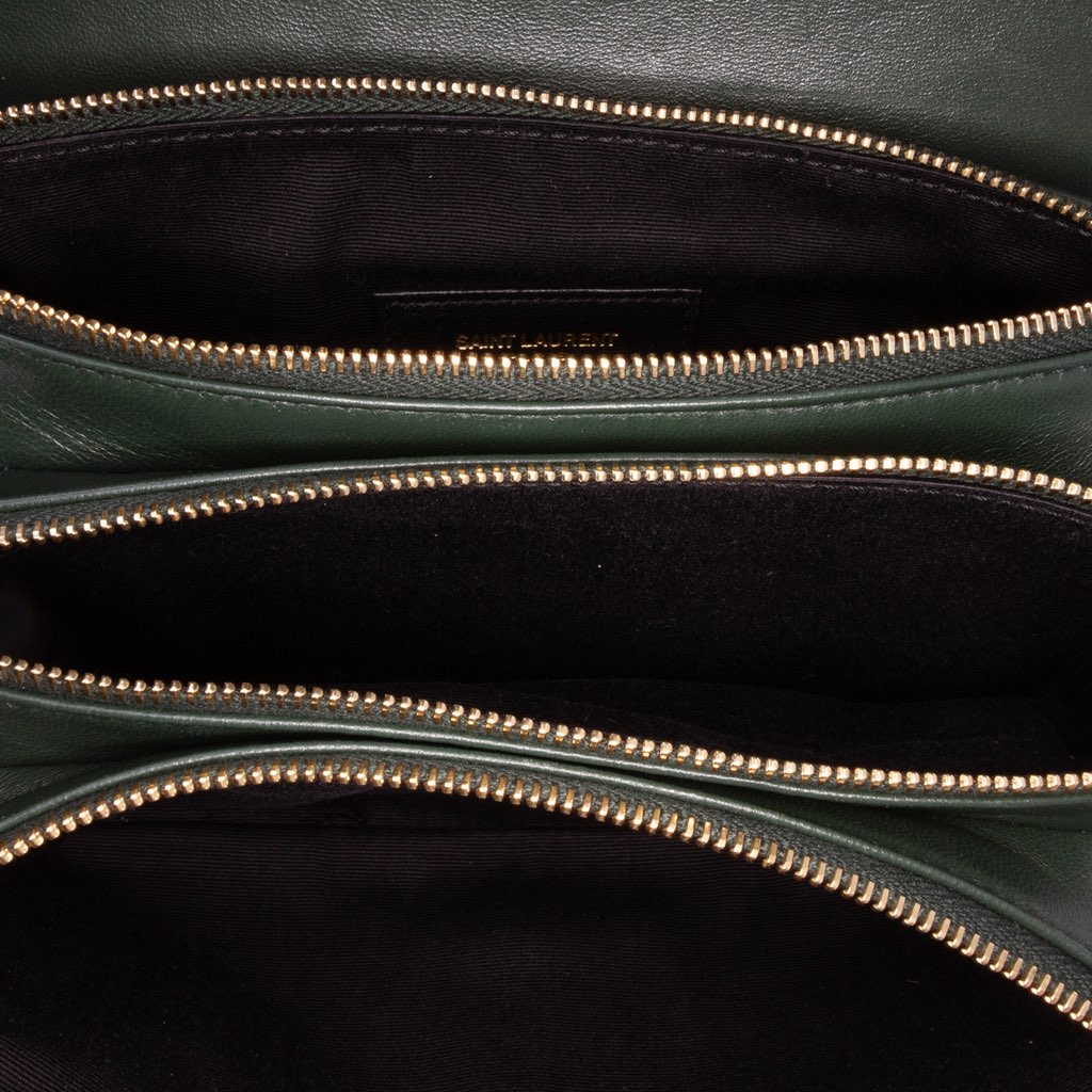 Saint Laurent Diamond Quilted Lambskin Angie Chain Bag - 4