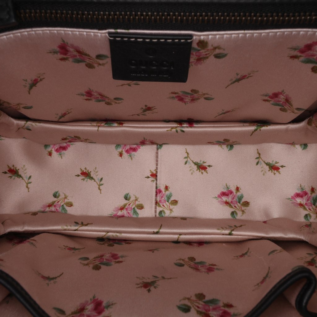 Gucci Limited Edition Medium Calfskin Acrylic Classic 2 Top Handle Bag - 4