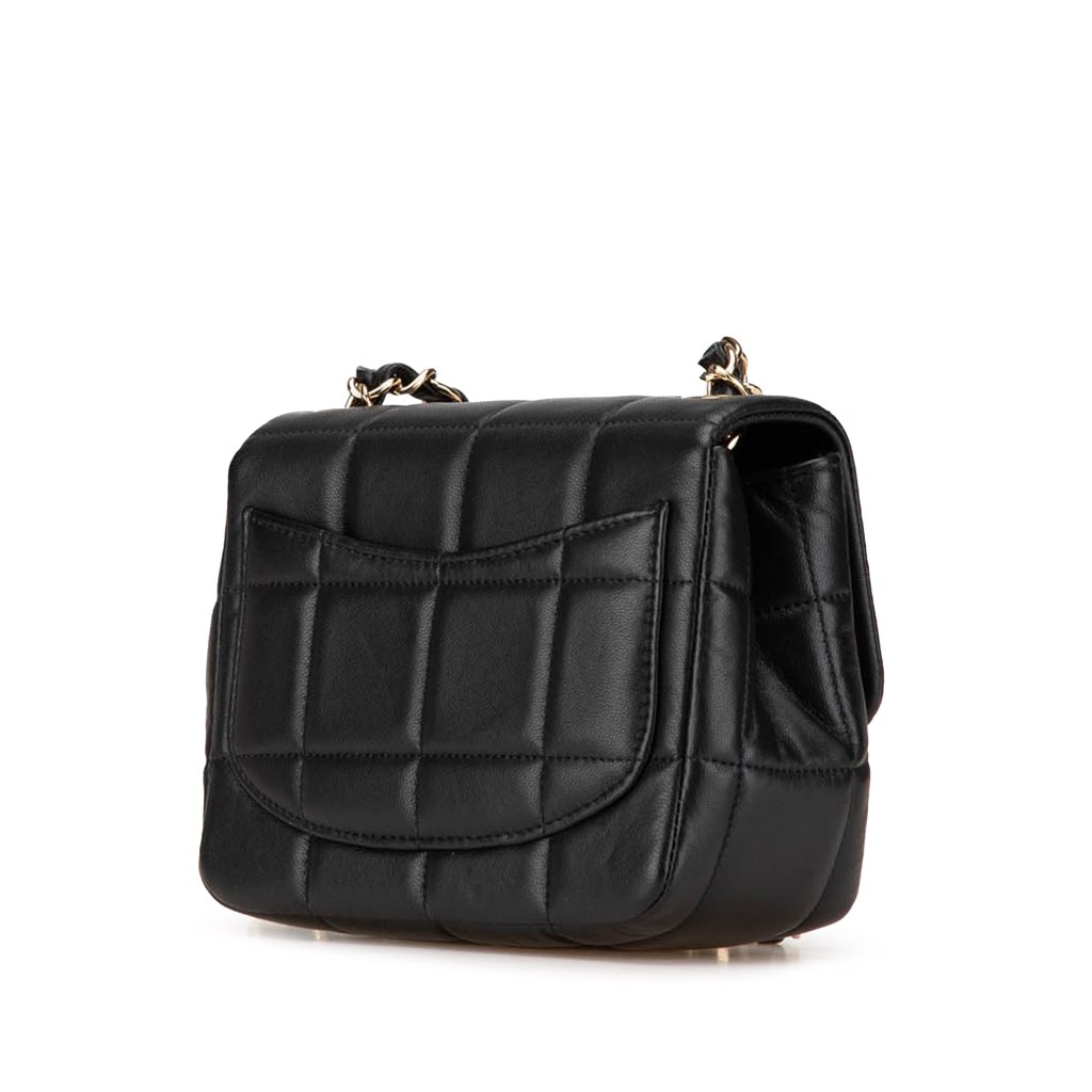 Chanel Mini Square Lambskin Resin Crystal Monacoco Flap - 2