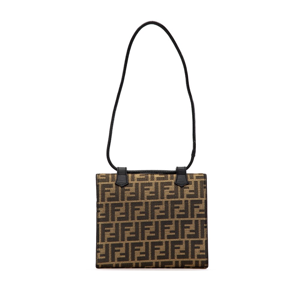Fendi Zucca Canvas Shoulder Bag - 3