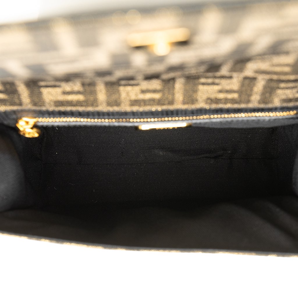 Fendi Zucca Canvas Shoulder Bag - 5