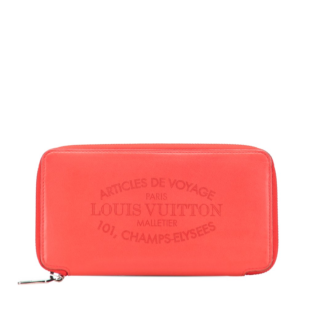 Louis Vuitton Leather Articles de Voyage Zippy Long Wallet