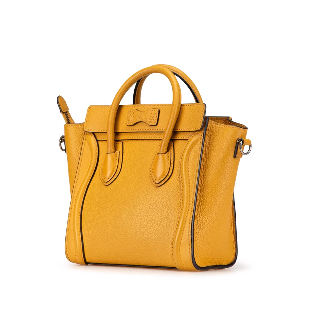 Celine Nano Leather Luggage Tote - 2