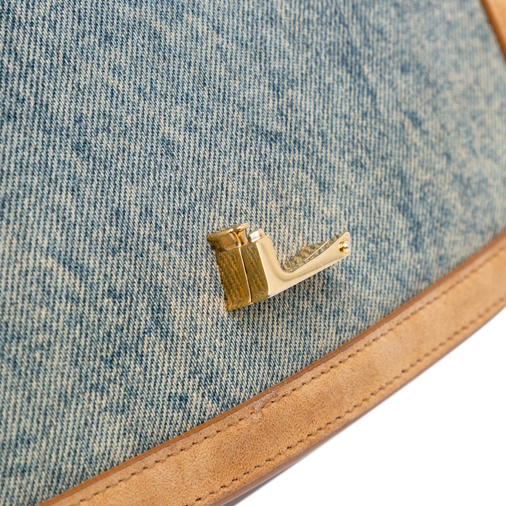 Saint Laurent Medium Denim Solferino Crossbody - Image 12