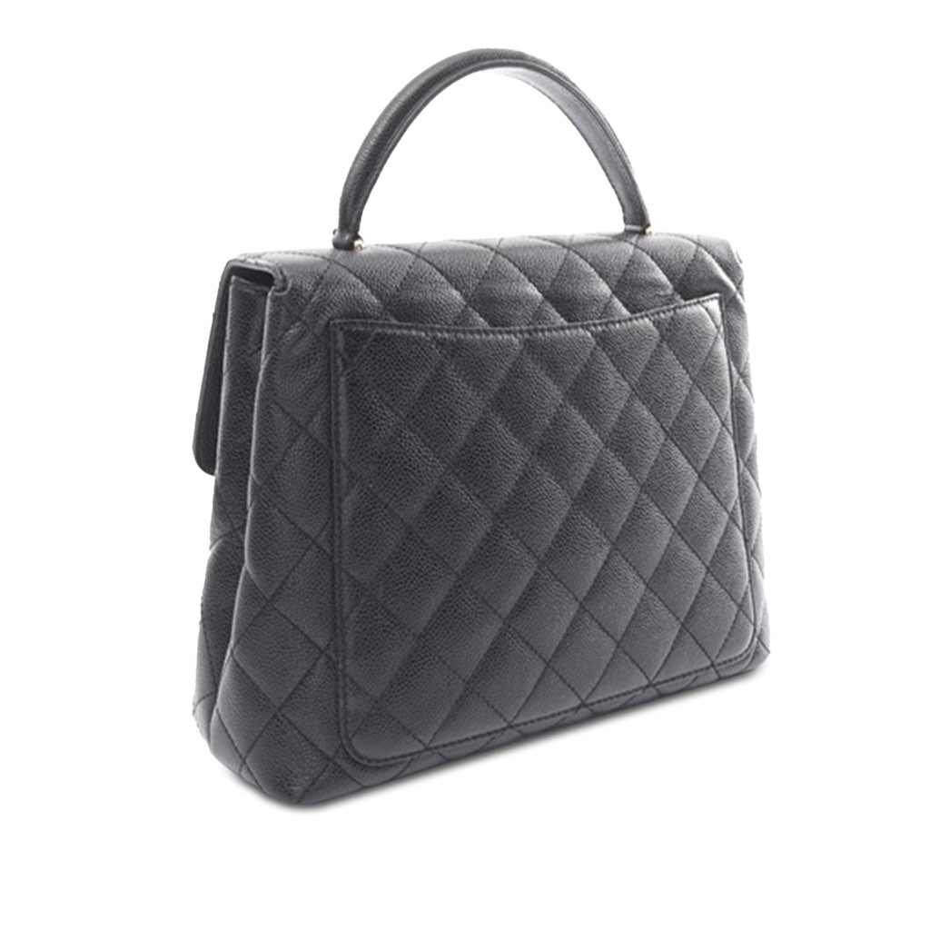 Chanel Caviar Kelly Top Handle Bag - 2