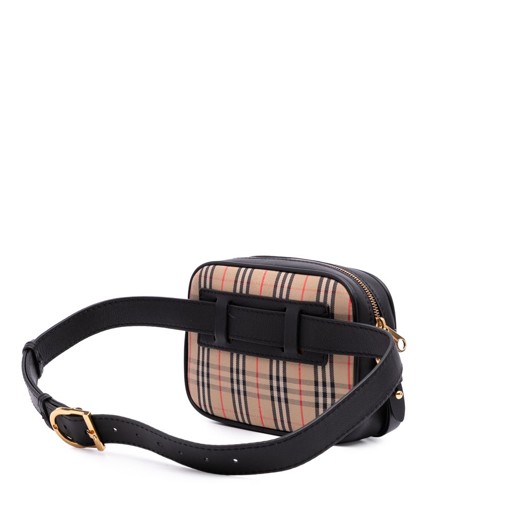 Burberry Haymarket Check Canvas 1983 Link Belt Bag - 2