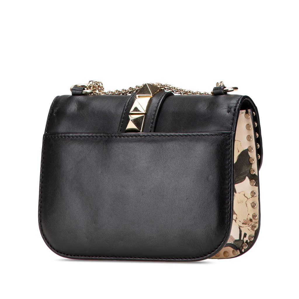 Valentino Small Kimono 1997 Print Glam Lock Shoulder Bag - 2