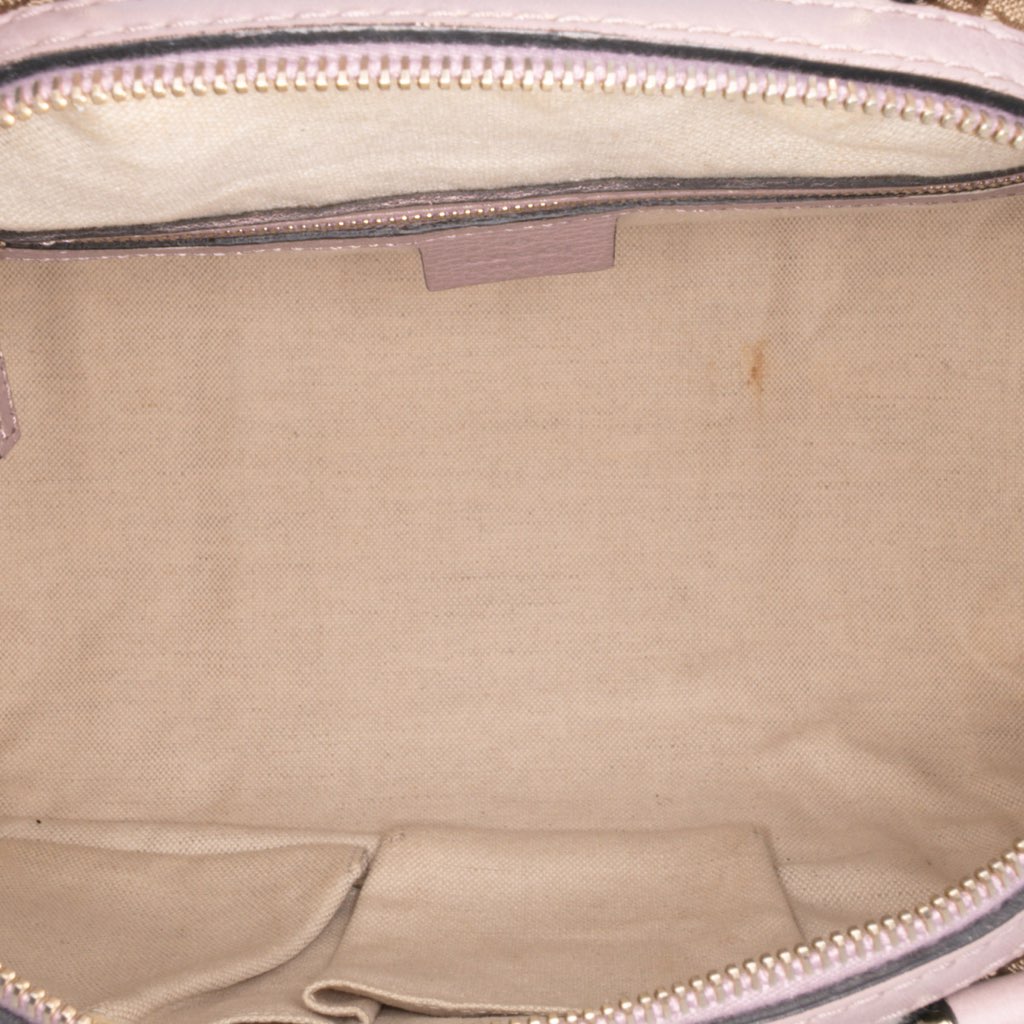 Gucci GG Canvas Web Joy Boston Bag - 4