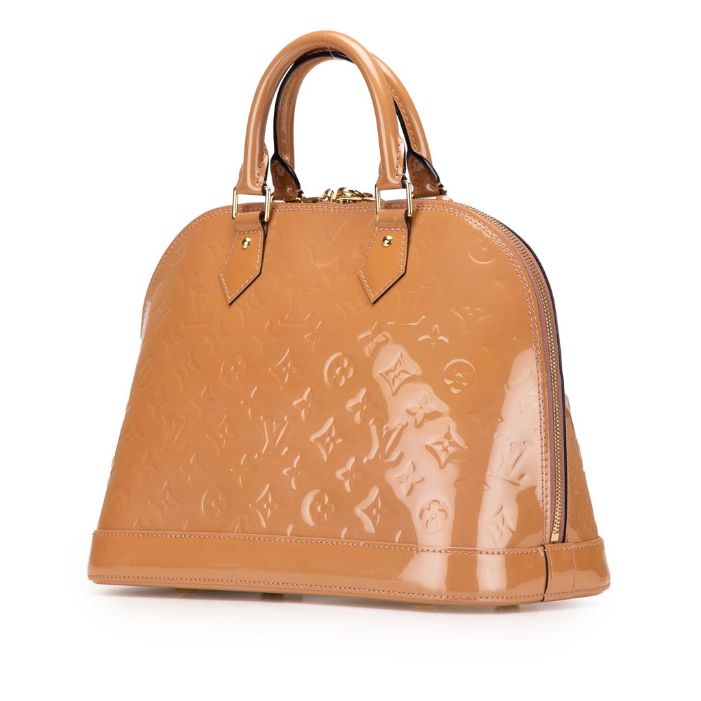 Louis Vuitton Monogram Vernis Alma PM - Back view