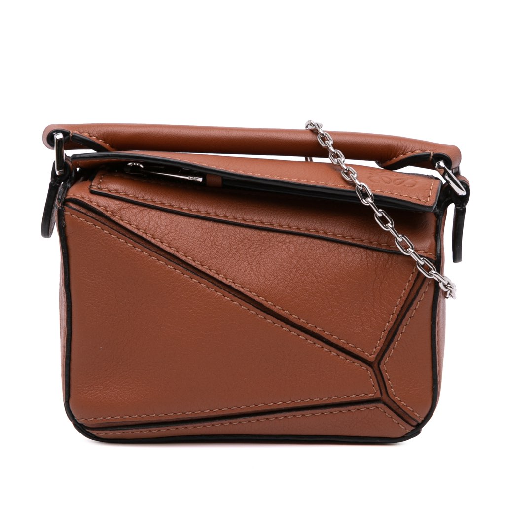 Loewe Nano Calfskin Puzzle Satchel