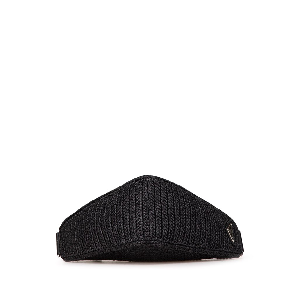 Prada Raffia Effect Crochet Triangle Crossbody - 3