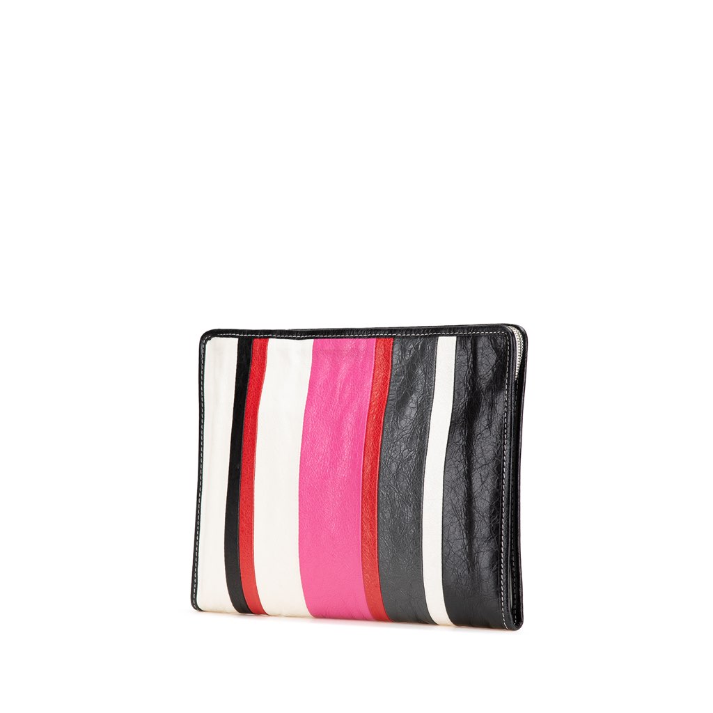 Balenciaga Lambskin Bazar Clutch - 2