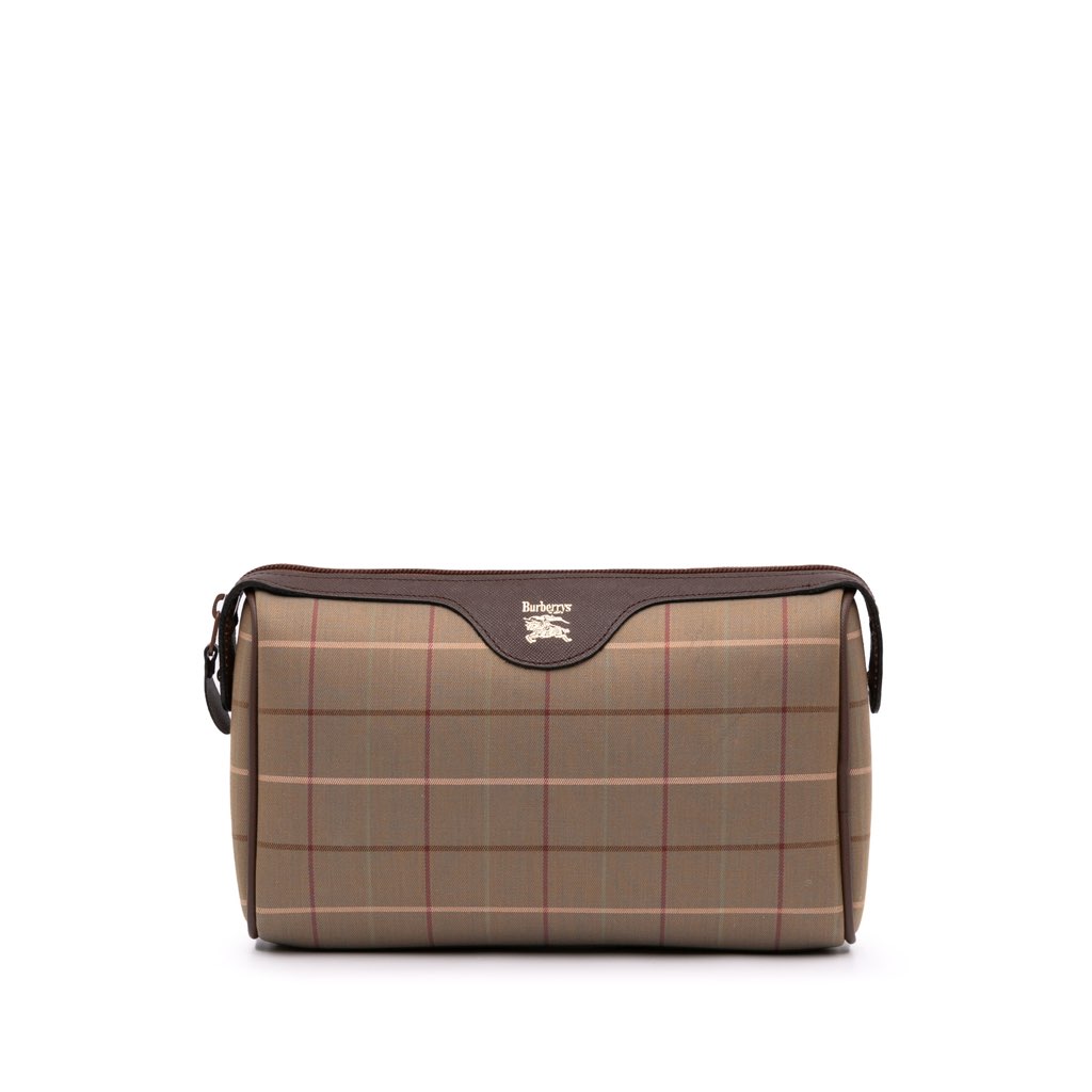 Burberry Vintage Check Canvas Clutch