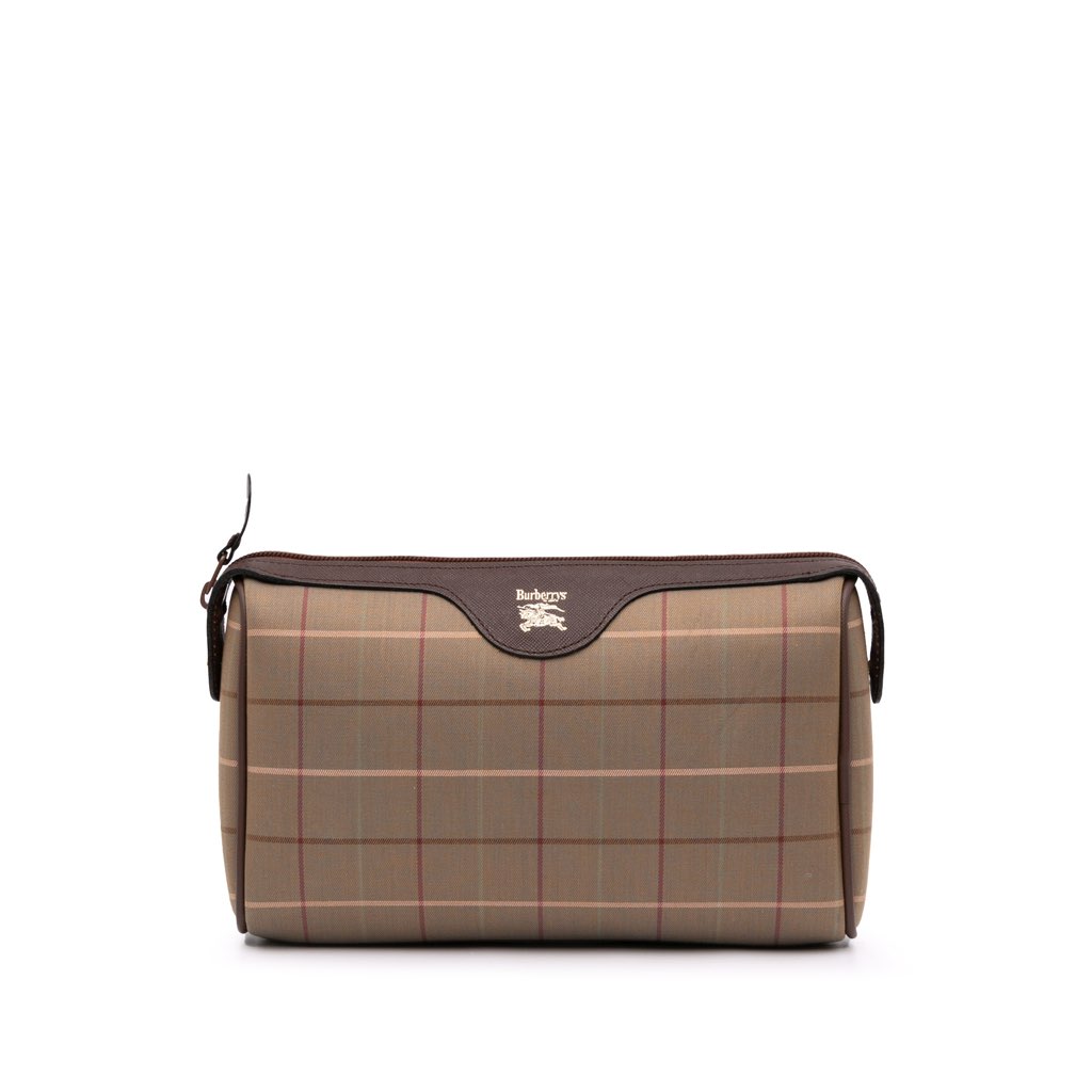 Burberry Vintage Check Canvas Clutch - Image 15
