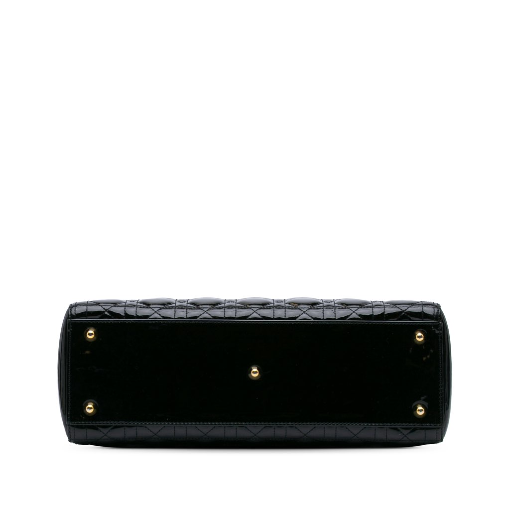 Dior Large Patent Cannage Lady Dior - Image 6