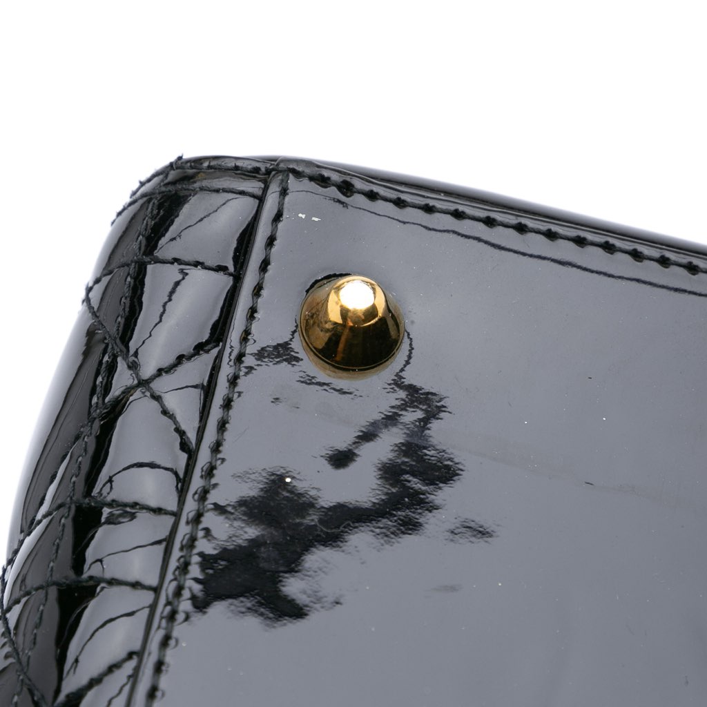 Dior Large Patent Cannage Lady Dior - Image 11
