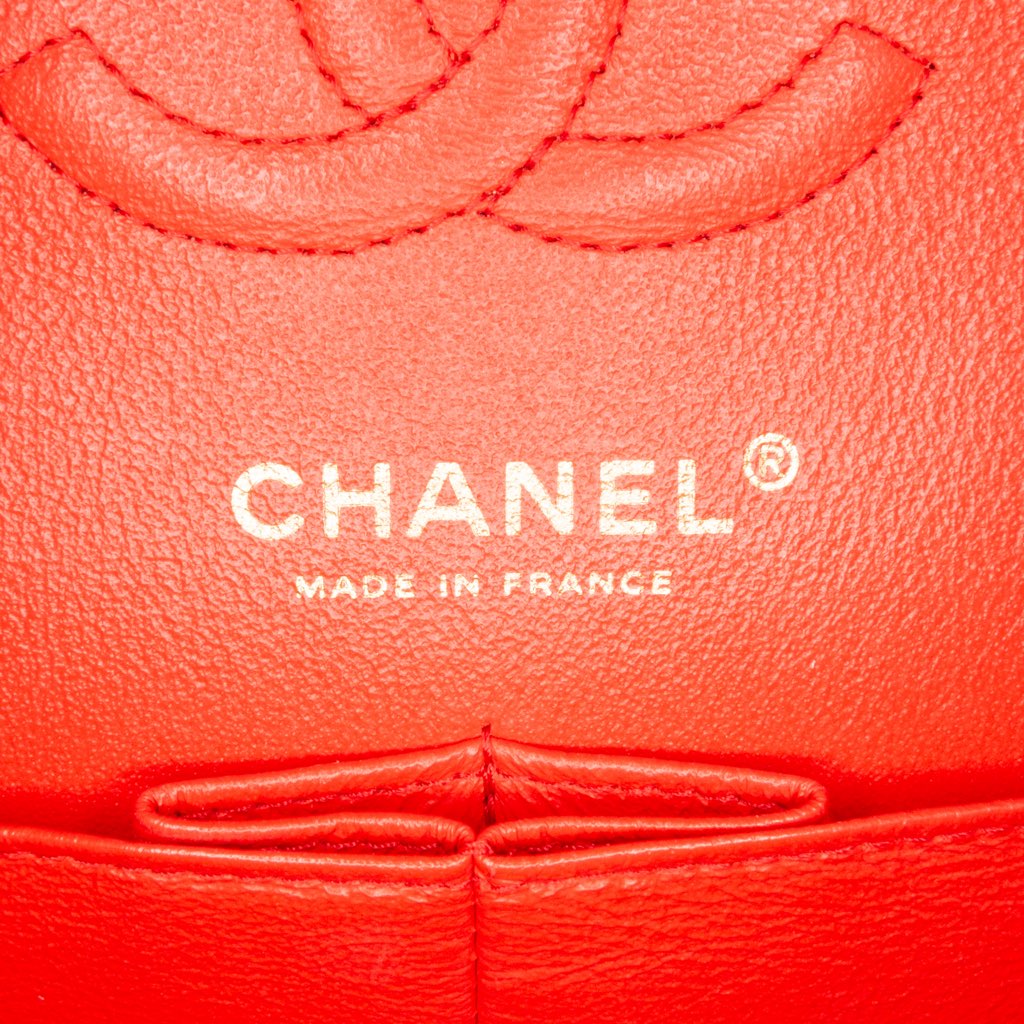 Chanel Small Classic Chevron Lambskin Double Flap - 5