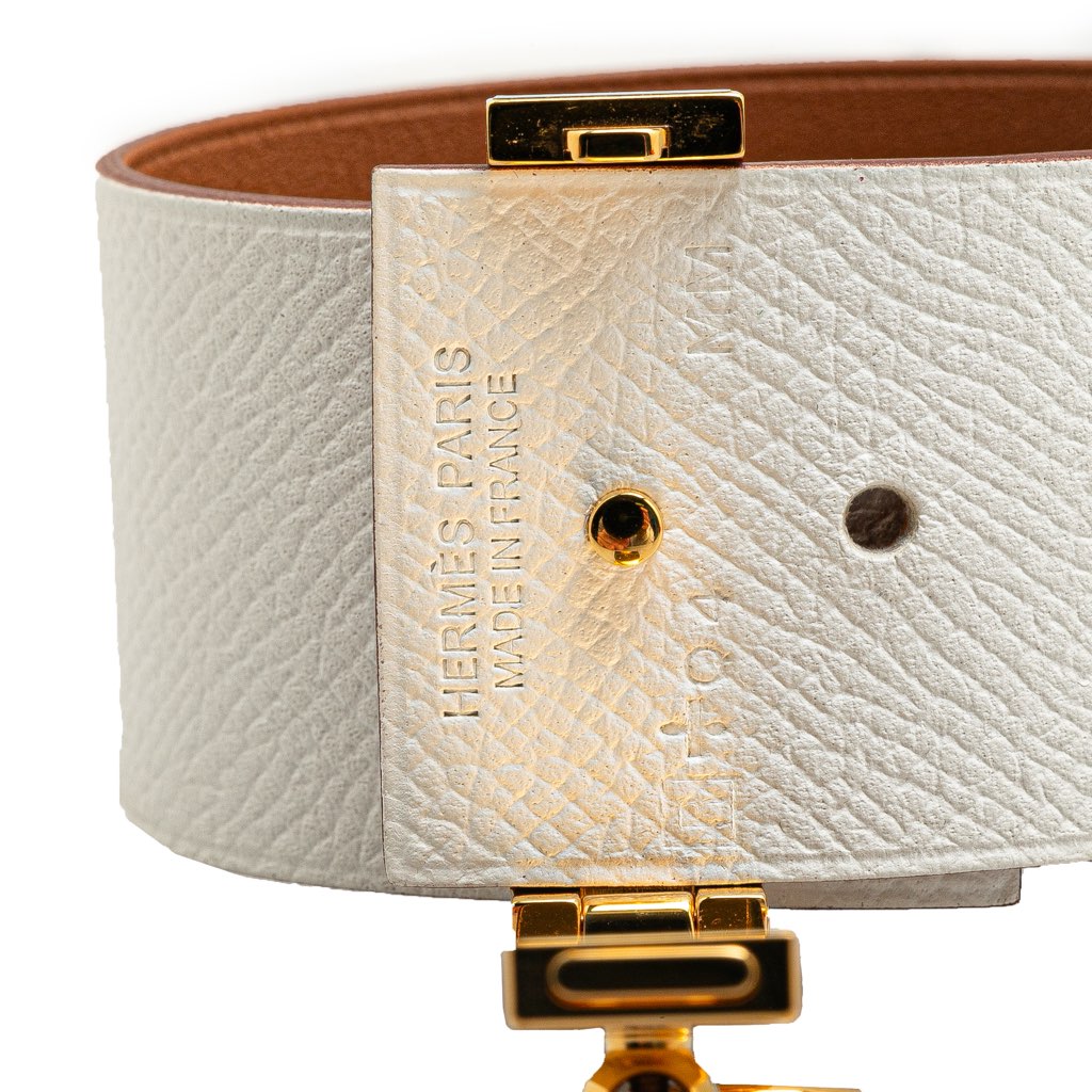 Hermès Bicolor Epsom Reversible Illusion Bracelet MM - 5