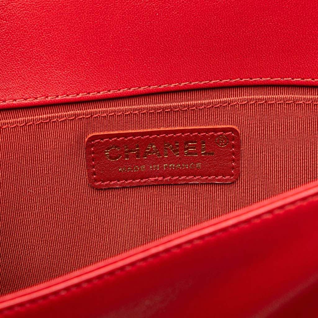 Chanel Old Medium Quilted Lambskin Boy Flap - 5