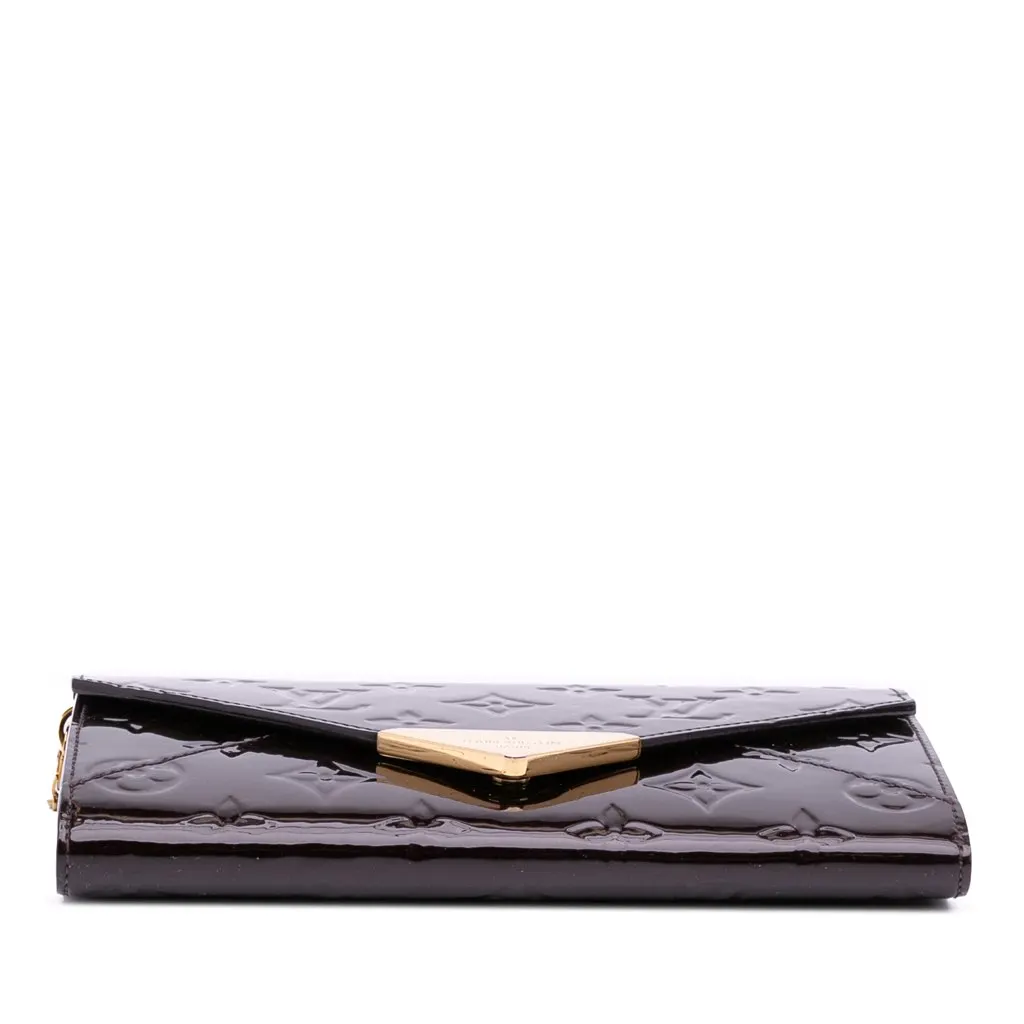 Louis Vuitton Monogram Vernis Mira Purple Leather Good - Inside View