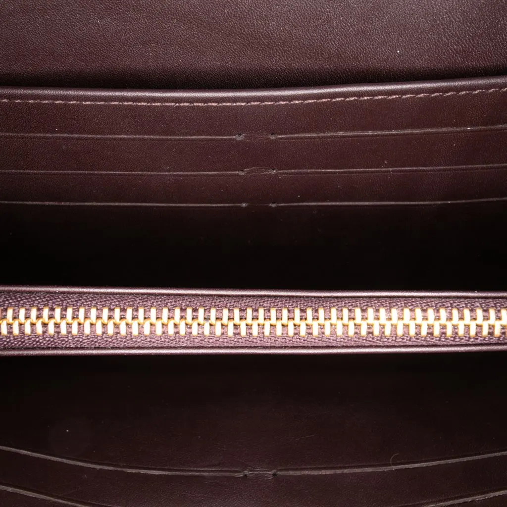 Louis Vuitton Monogram Vernis Mira Purple Leather Good - Model View