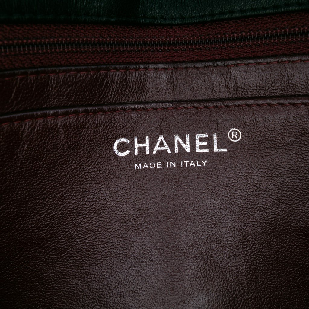 Chanel Maxi Classic Lambskin Single Flap - Side view