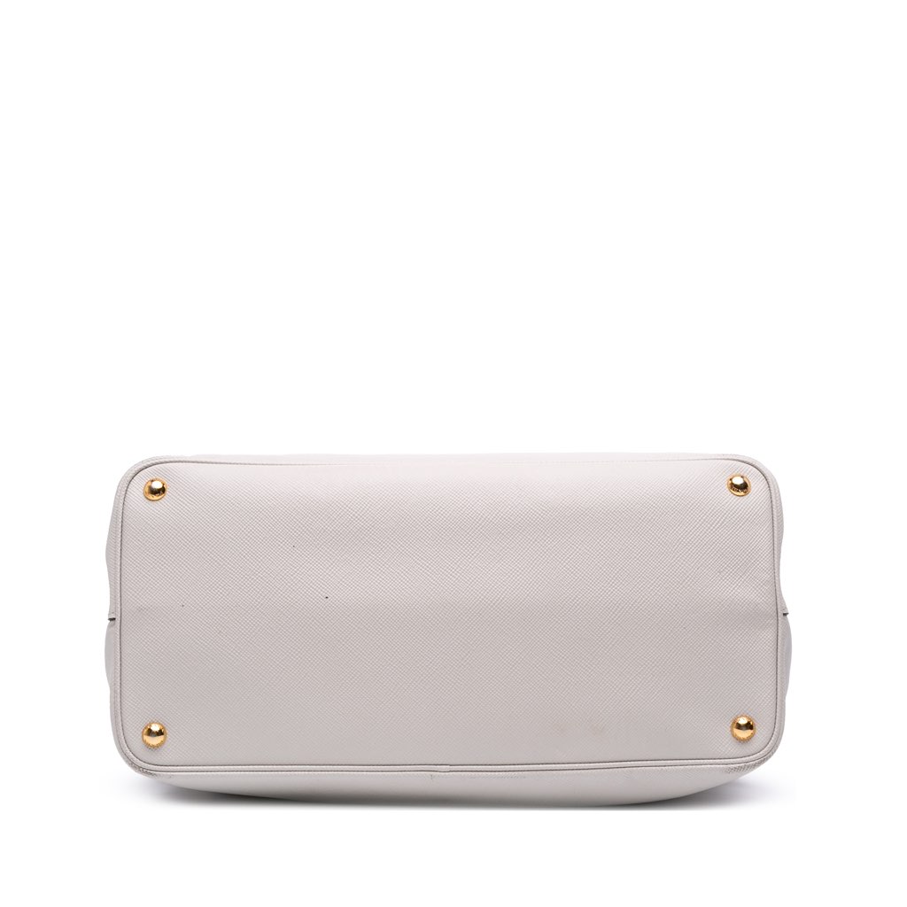 Prada Large Saffiano Cuir Double Satchel - 3