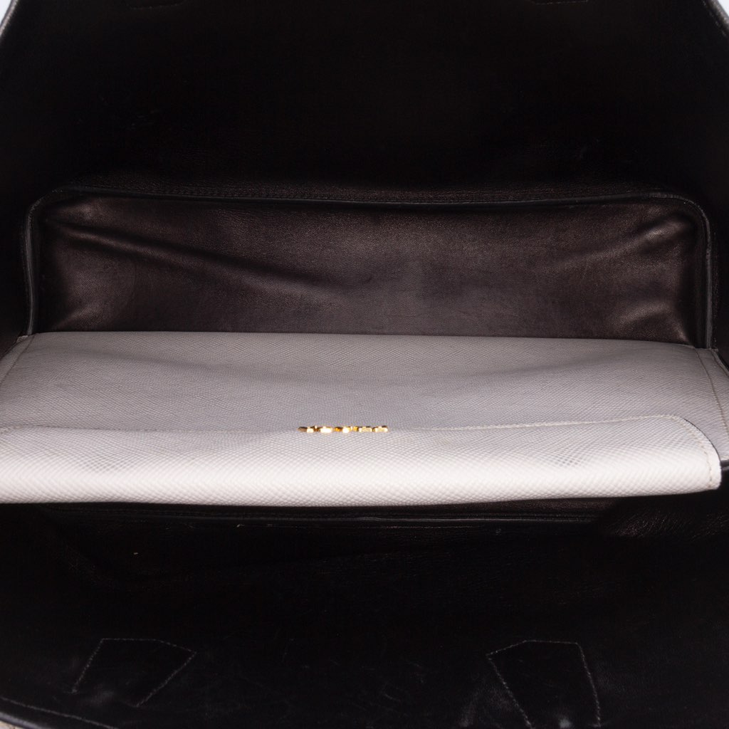 Prada Large Saffiano Cuir Double Satchel - 4