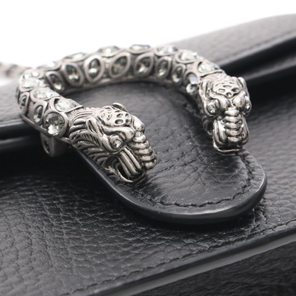 Gucci Super Mini Dionysus Leather Crossbody Bag - 5