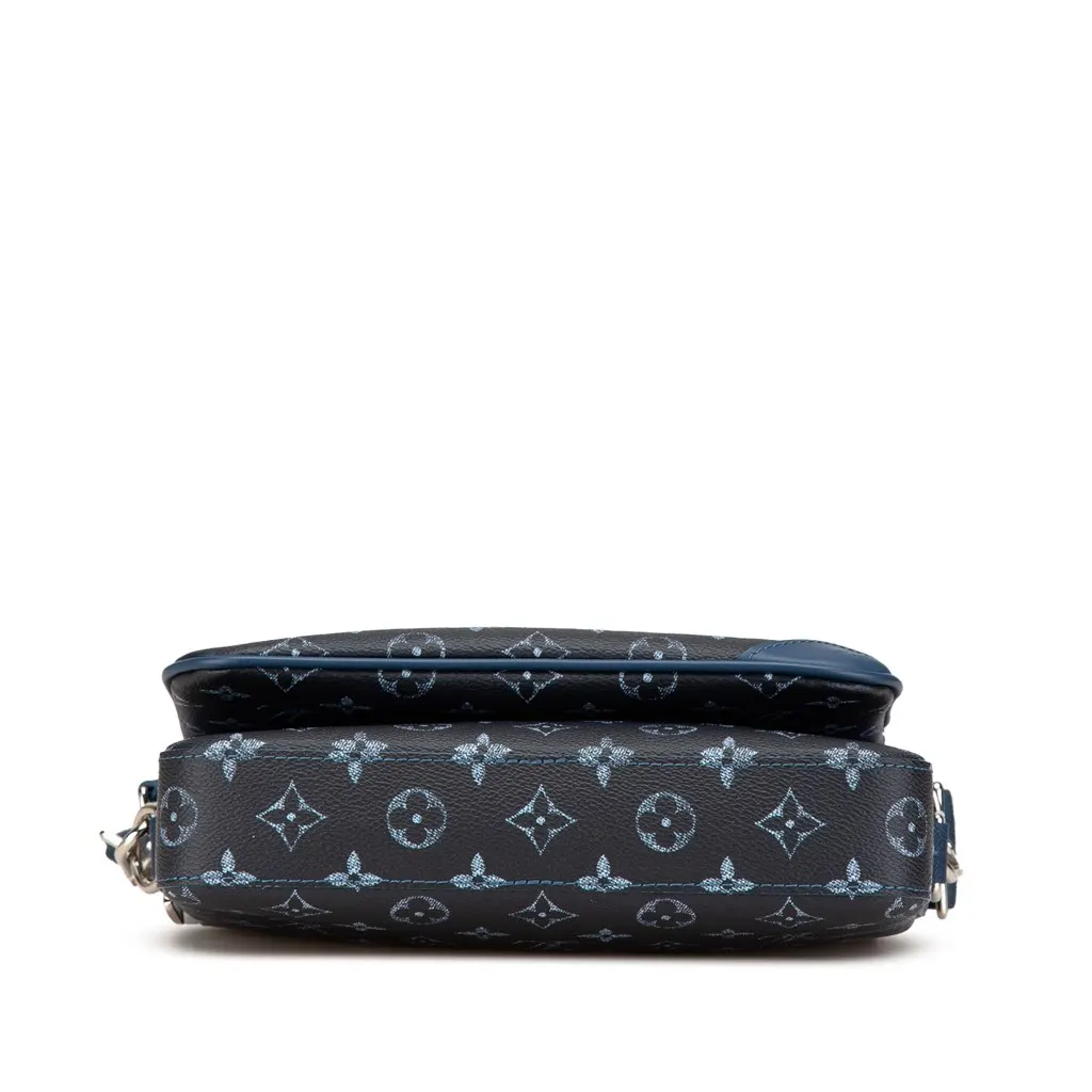 Louis Vuitton Monogram Gradient Trio Messenger Blue Canvas Very good - Inside View