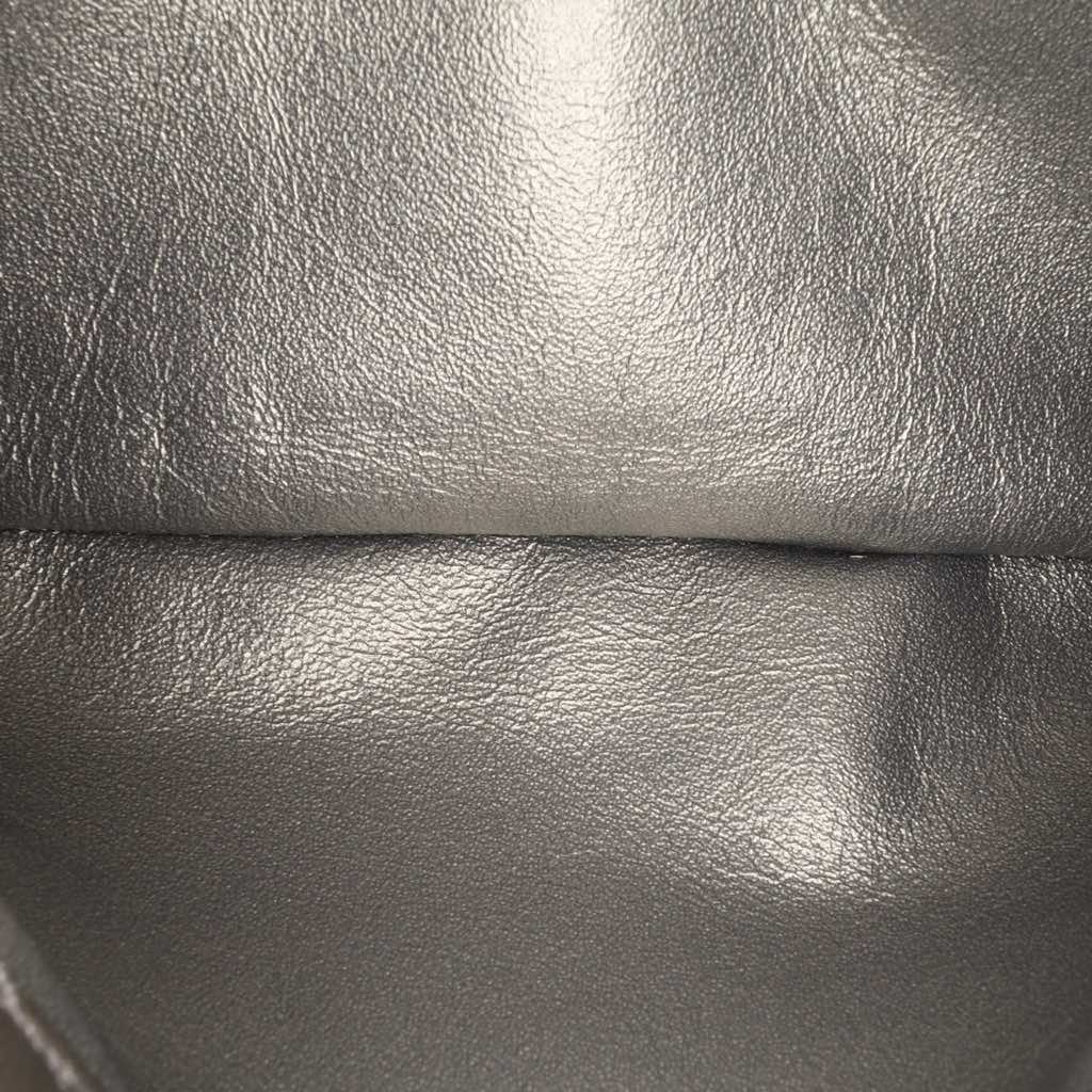 Chanel Mini Embellished Calfskin Chevron Square Envelop Flap - 5