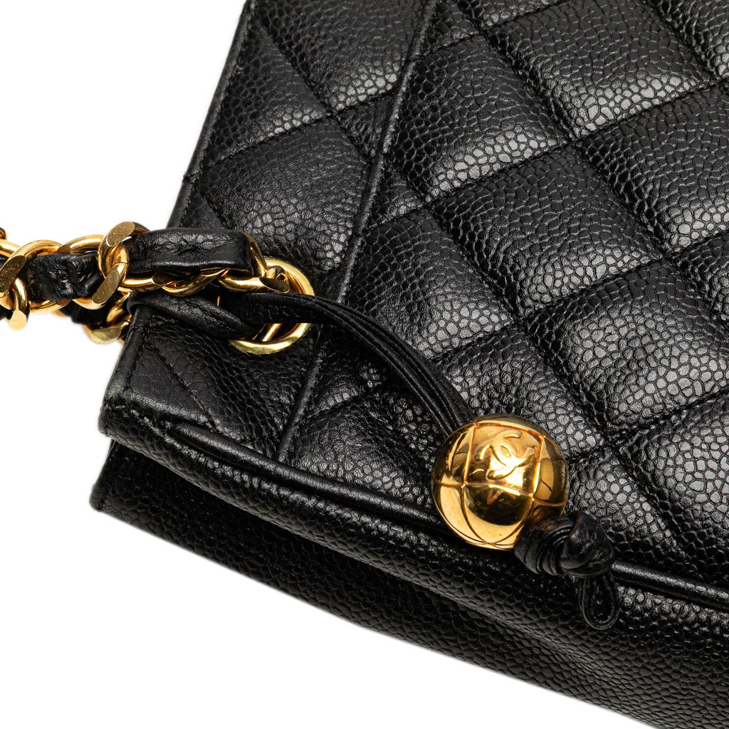 Chanel Quilted Caviar Chain Tote - Image 11