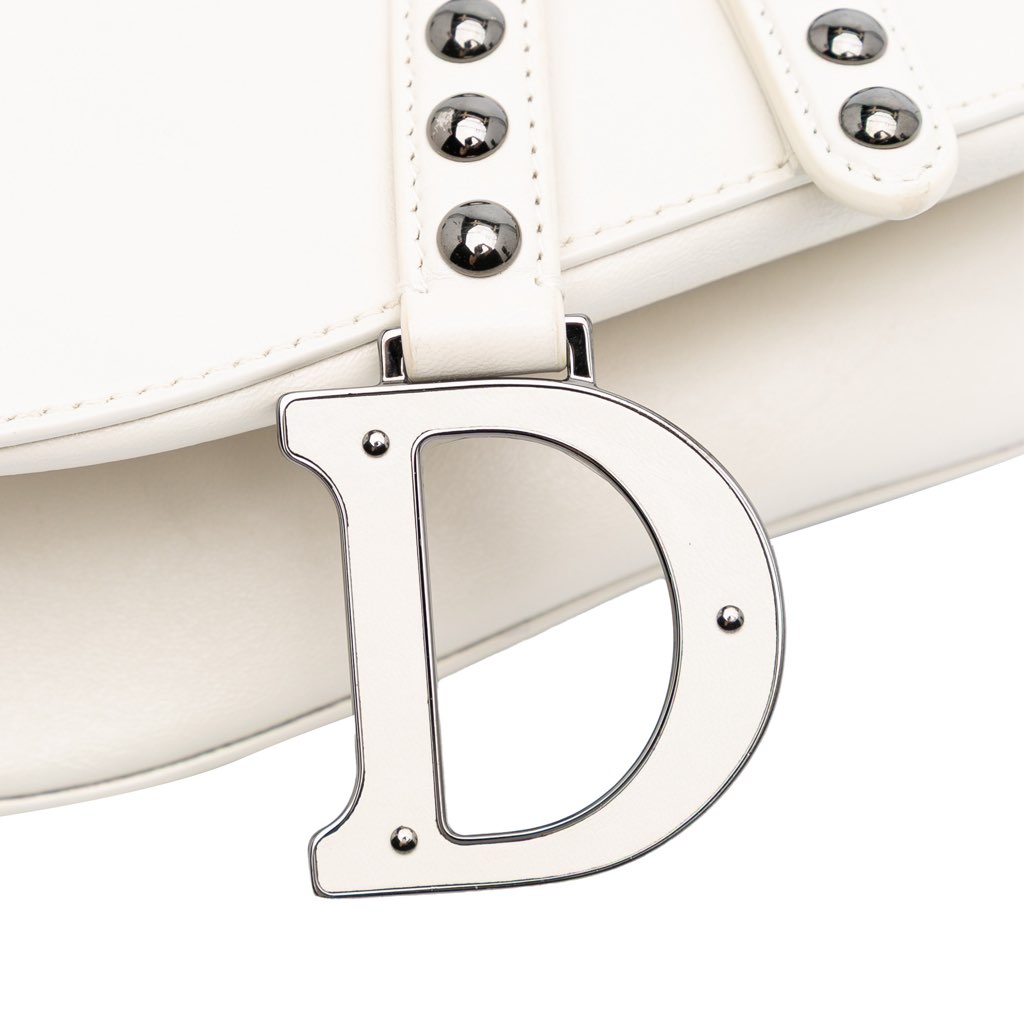 Dior Studded Leather Saddle Bag - Detail 2