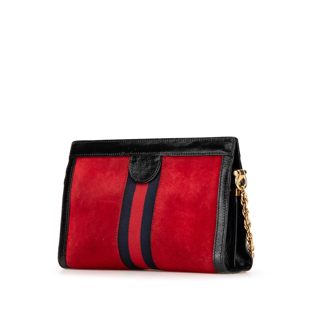 Gucci Small Suede Ophidia Chain Crossbody - 2