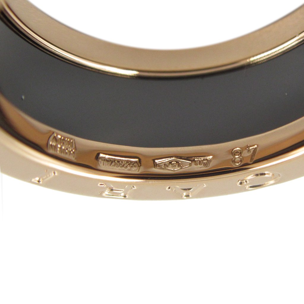 Bvlgari 18K Rose Gold and Ceramic B.Zero1 Two Band Ring - 4