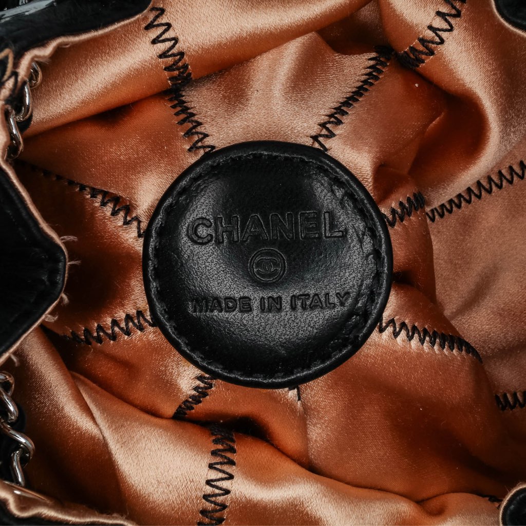 Chanel Mini Lambskin and Satin Reversible Sac Cordon - Side view