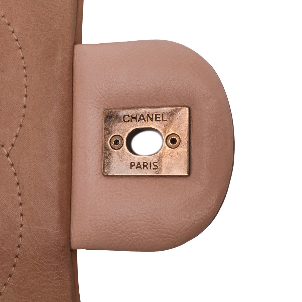 Chanel Medium Bicolor Calfskin Graphic Flap - 5