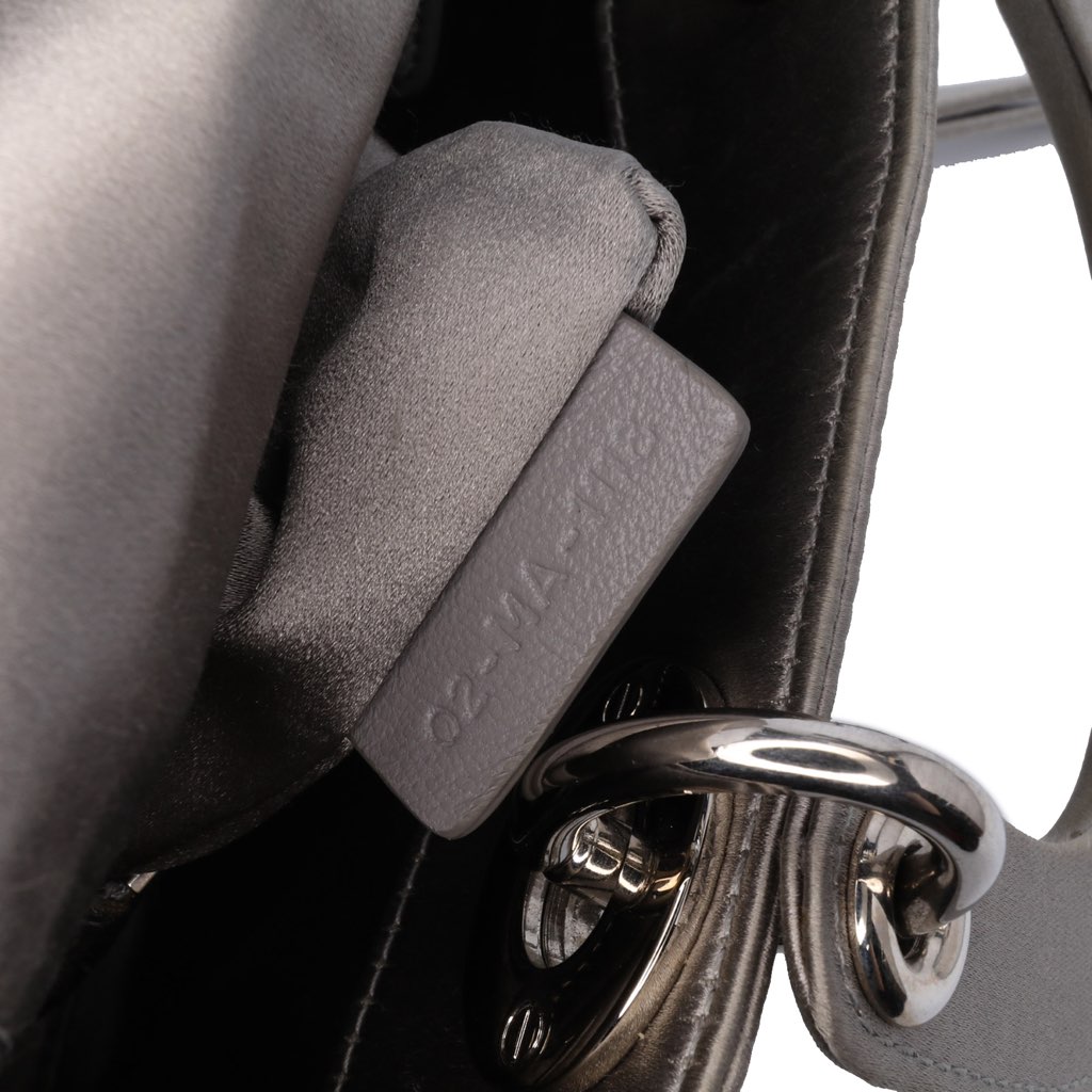 Dior Mini Satin Cannage Strass Crystal Embellished Lady Dior - 5