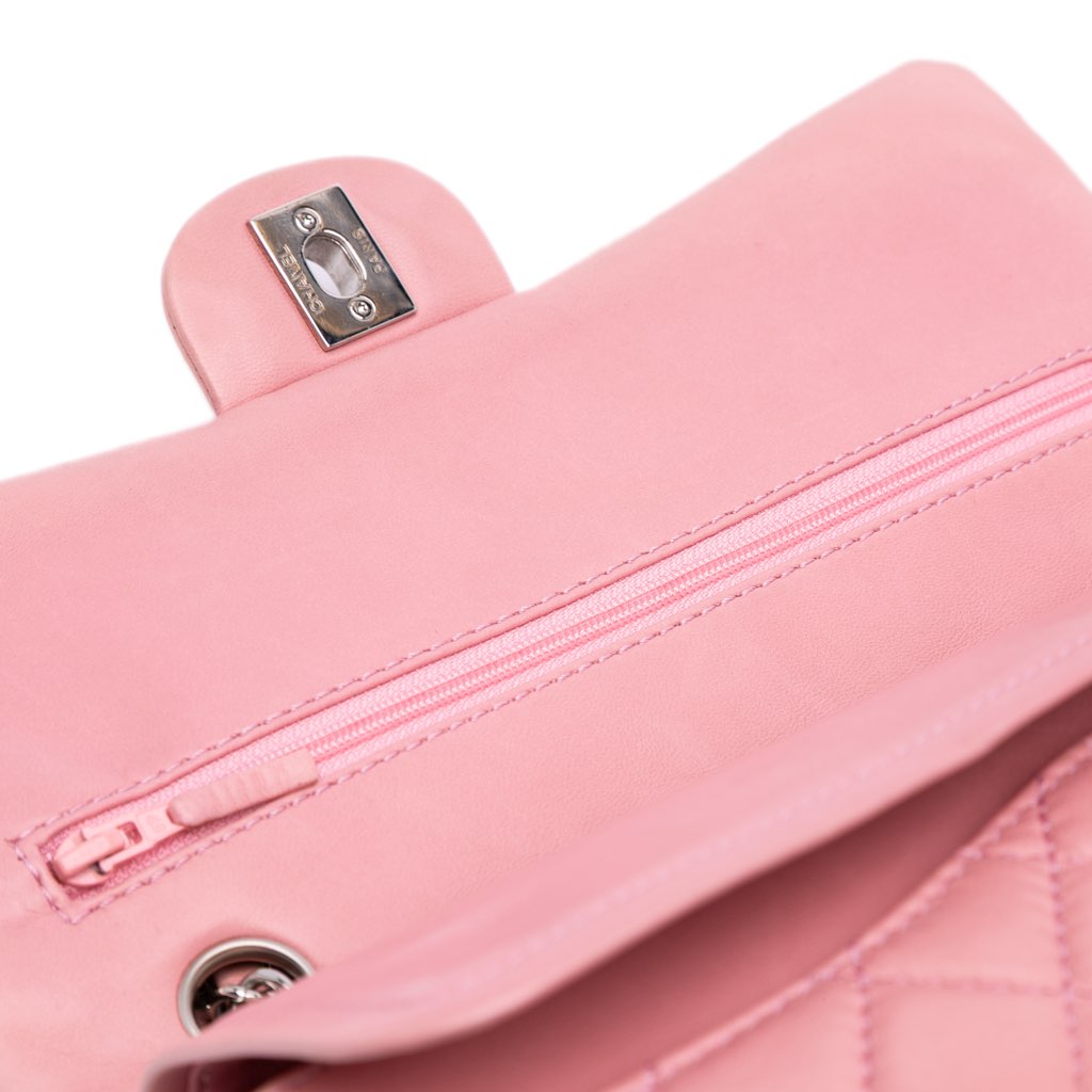Chanel Medium Classic Lambskin Double Flap - Image 13