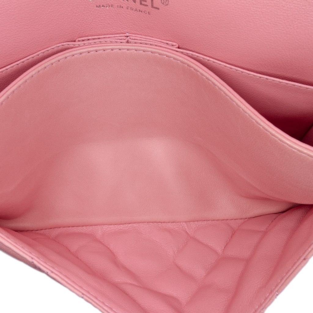 Chanel Medium Classic Lambskin Double Flap - Side view