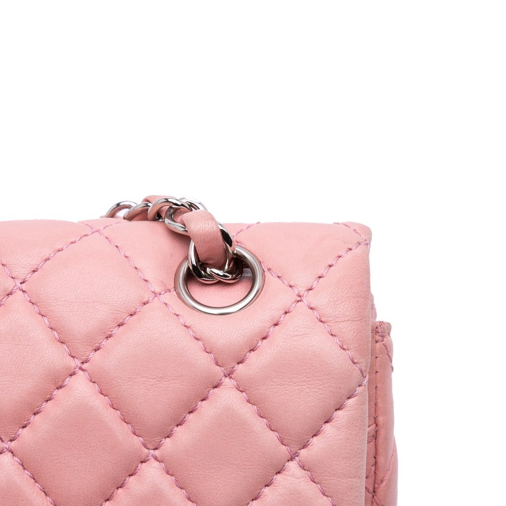 Chanel Medium Classic Lambskin Double Flap - Image 12